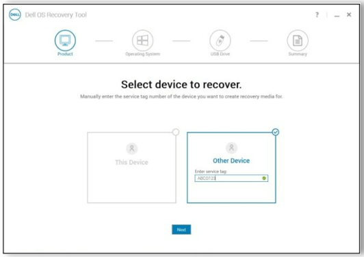 Dell OS Recovery eszköz letöltése