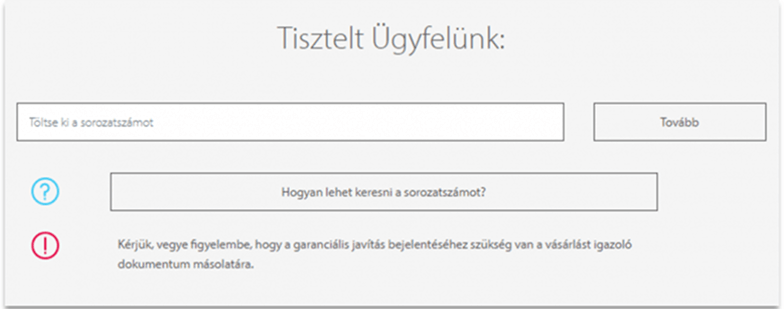 eu-rma.asus.com sorozatszám kereső űrlap